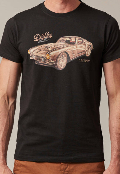 Deeluxe Arizona Short Sleeve Black Cotton T-Shirt for Men