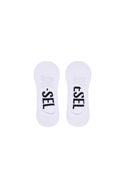 Diesel Hidepat Secret Socks: White, Discreet, Branded, Low-Cut for Ultimate Comfort