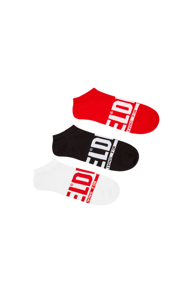 Diesel Gost Threepack Ankle Socks: Multi-Color, Superior Comfort, Durable Style
