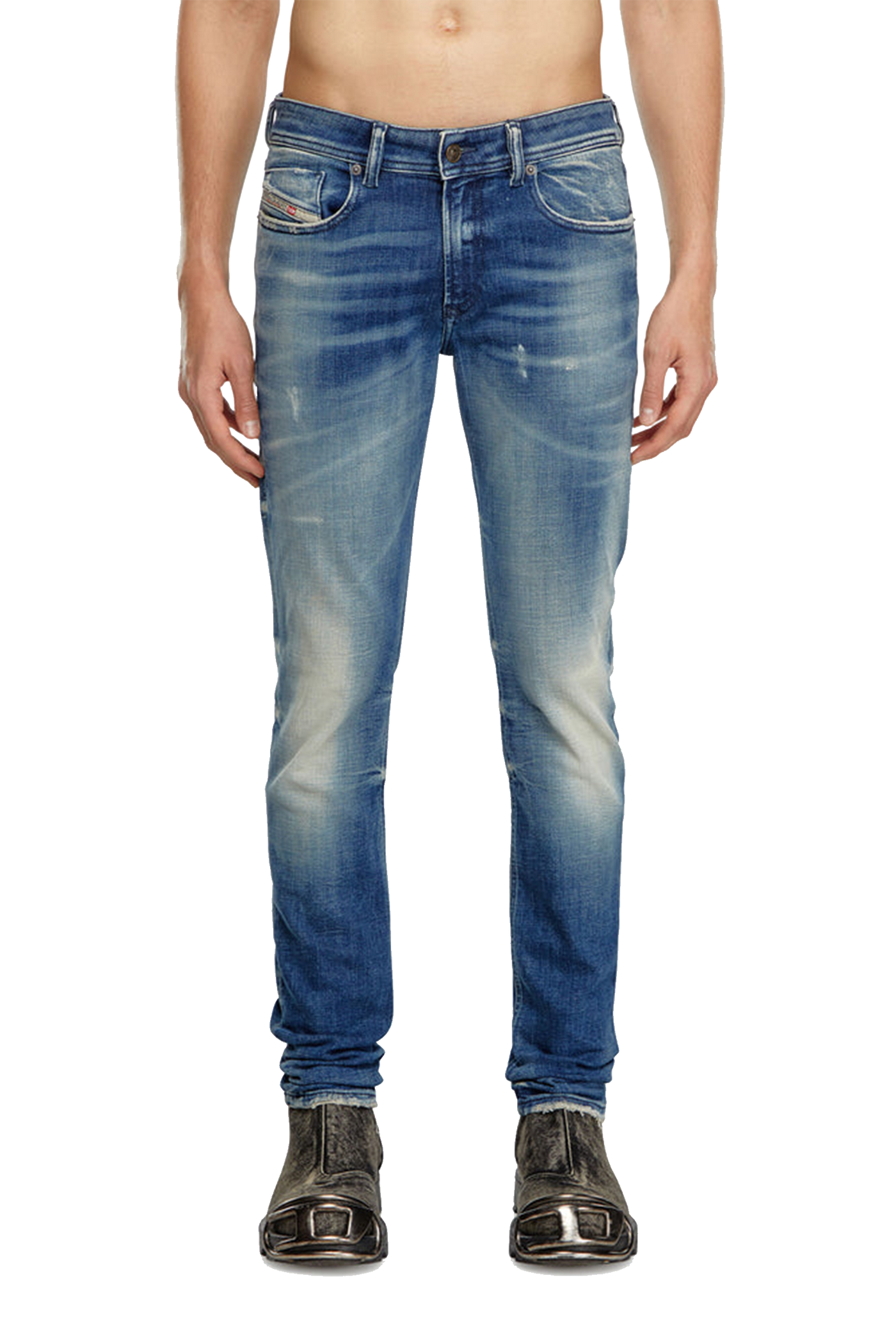 Diesel 1979 Sleenker Men's Skinny Jeans Blue Denim Comfort Fit