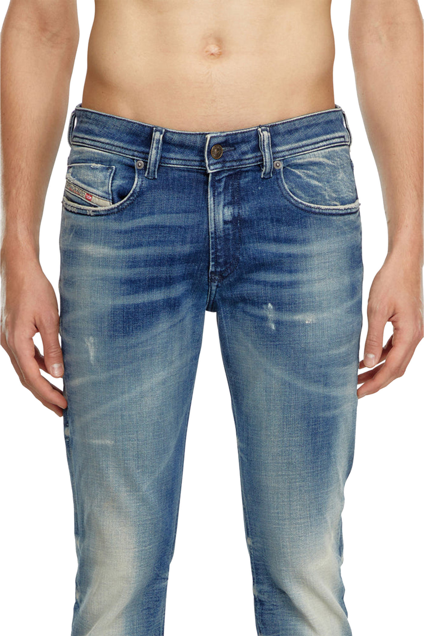 Diesel 1979 Sleenker Men's Skinny Jeans Blue Denim Comfort Fit