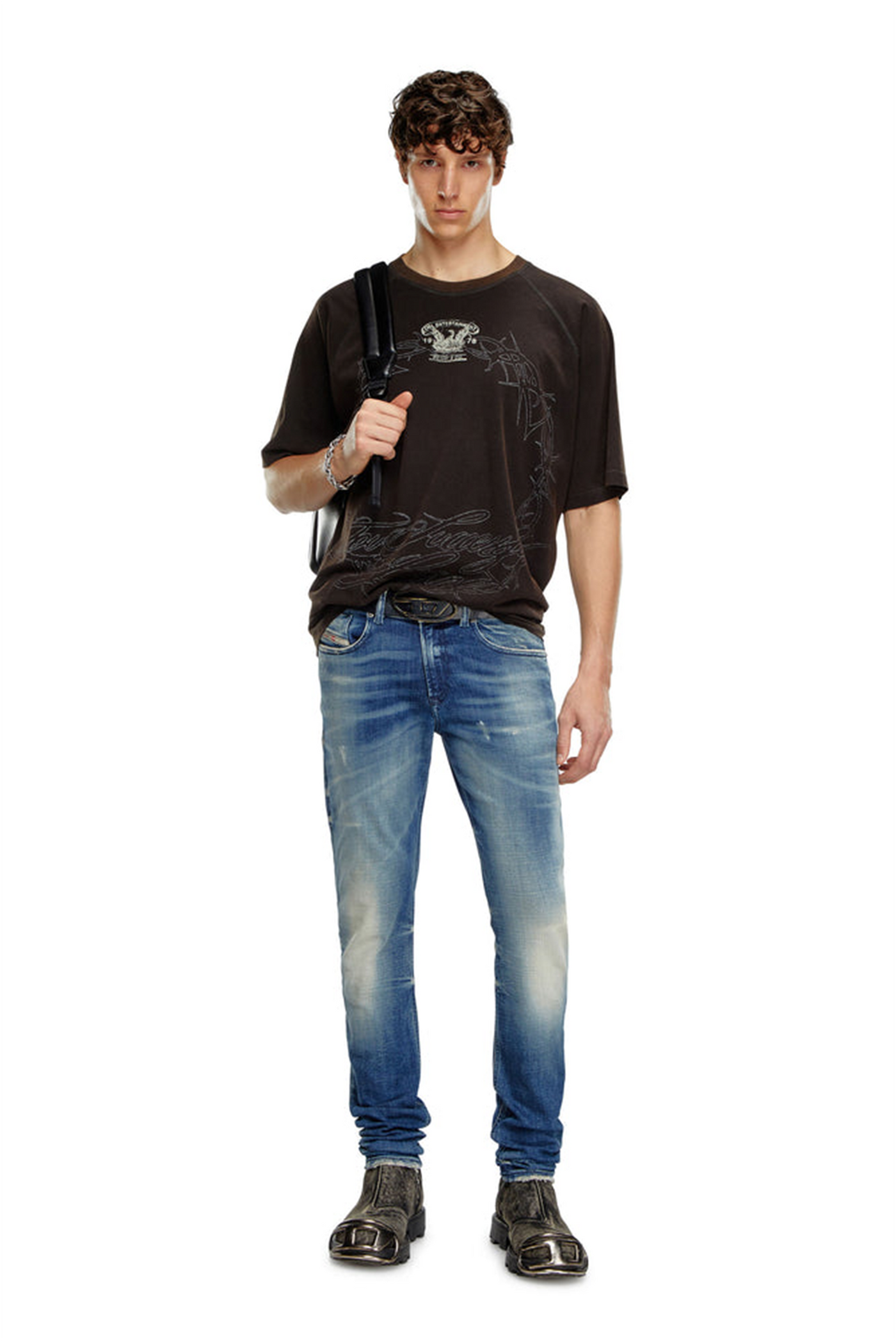Diesel 1979 Sleenker Men's Skinny Jeans Blue Denim Comfort Fit