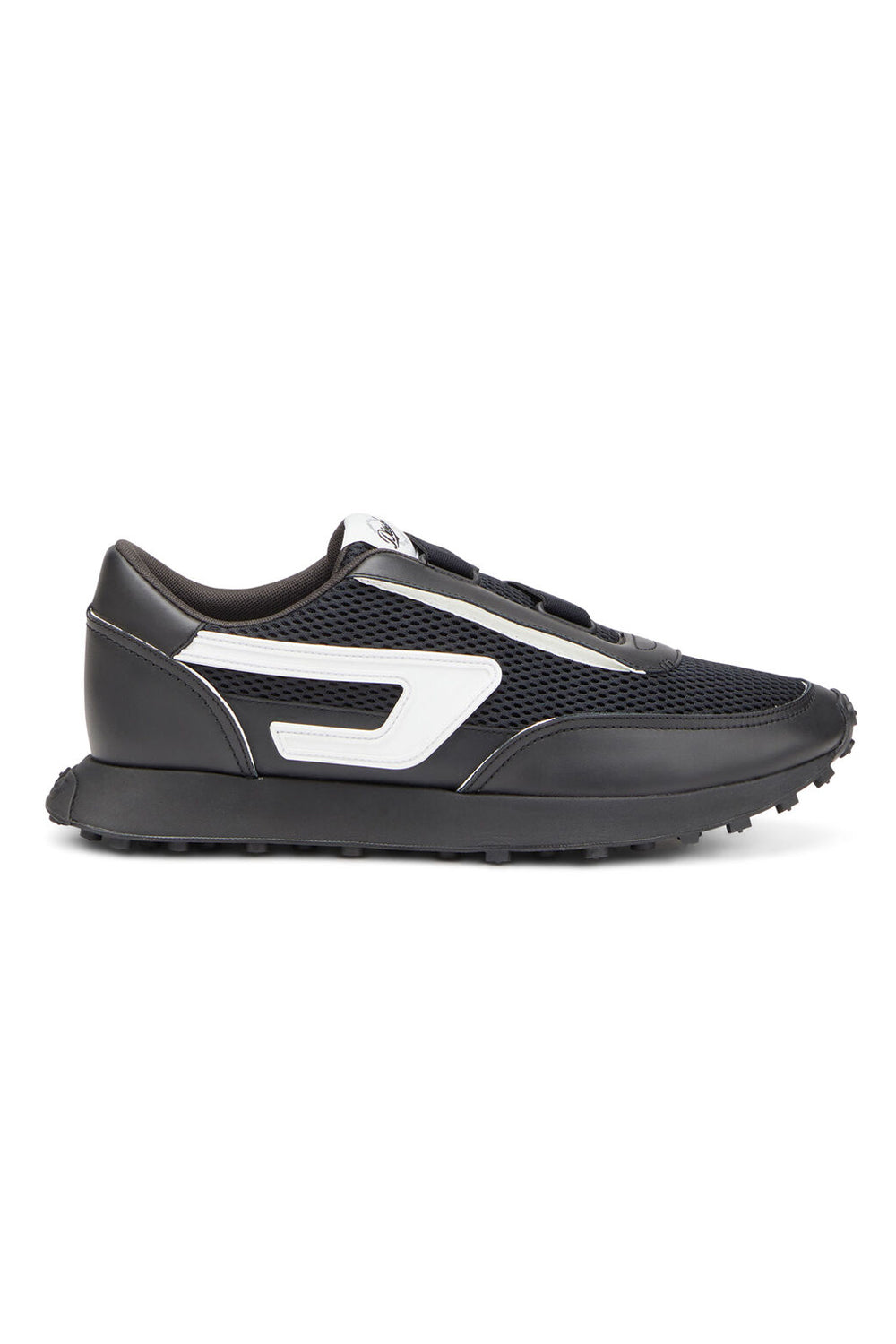 Diesel S-Racer EVO Black Men's Running Trainers with Velcro Straps