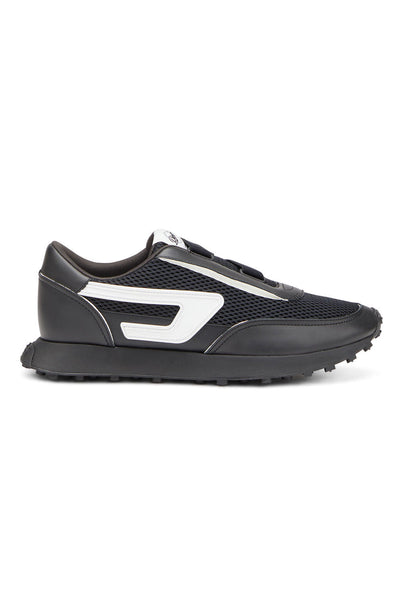 Diesel S-Racer EVO Black Men's Running Trainers with Velcro Straps