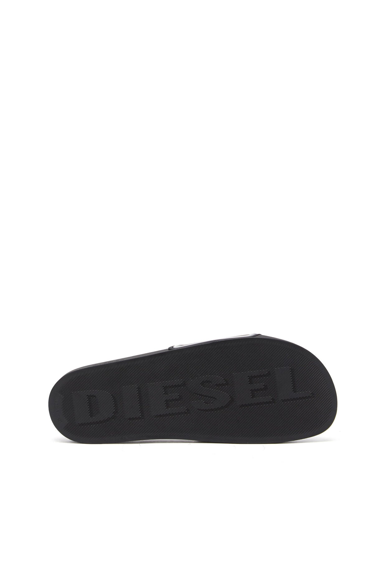 Diesel SA-Mayemi CC Slide Black Pool Sandal with 3D Logo Design