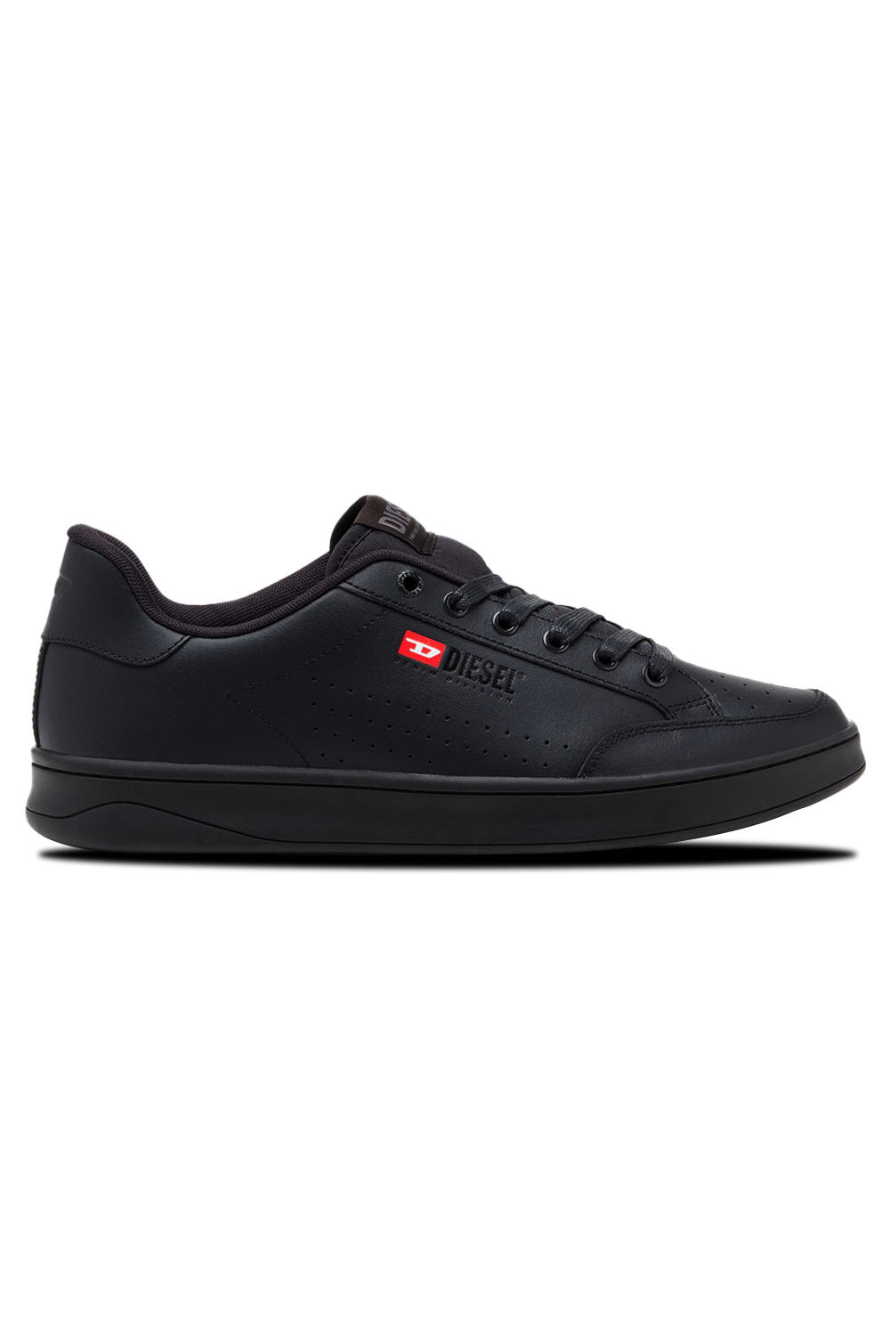 Diesel S-Athene VTG Sneaker: Low-Cut, Lace-Up, Black, Stylish, Everyday Comfort
