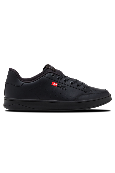 Diesel S-Athene VTG Sneaker: Low-Cut, Lace-Up, Black, Stylish, Everyday Comfort