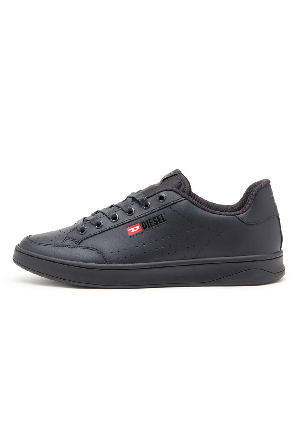 Diesel S-Athene VTG Sneaker: Low-Cut, Lace-Up, Black, Stylish, Everyday Comfort
