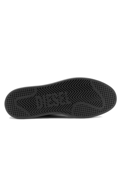 Diesel S-Athene VTG Sneaker: Low-Cut, Lace-Up, Black, Stylish, Everyday Comfort