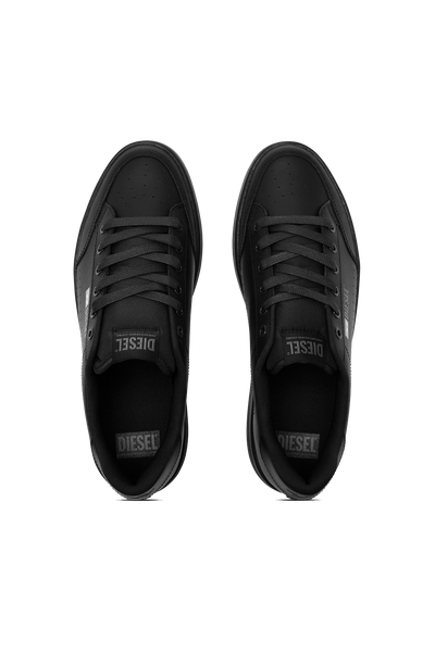 Diesel S-Athene VTG Sneaker: Low-Cut, Lace-Up, Black, Stylish, Everyday Comfort