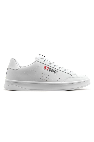 Diesel S-Athene VTG White Low-Cut Lace-Up Sneaker for Everyday Style