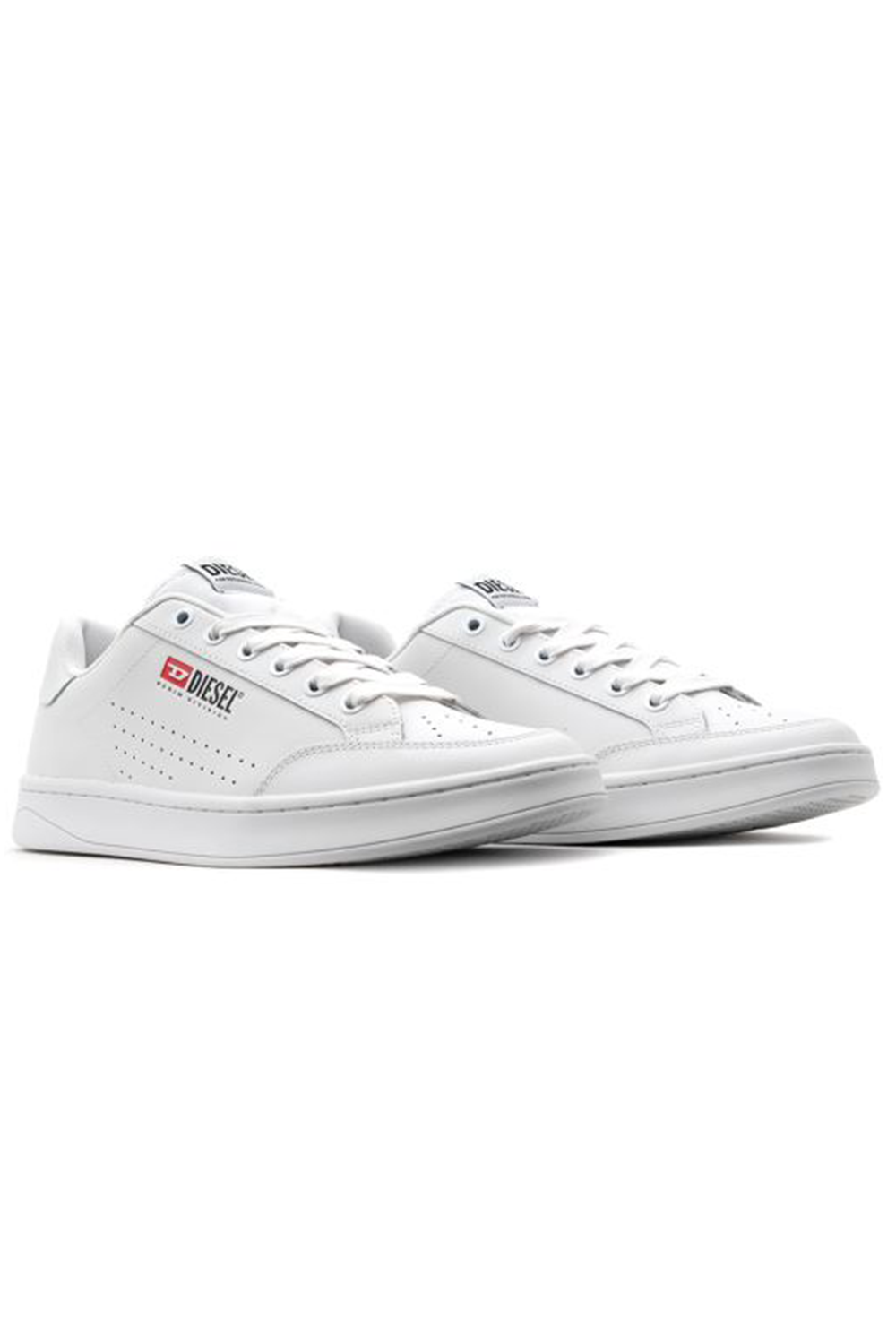 Diesel S-Athene VTG White Low-Cut Lace-Up Sneaker for Everyday Style