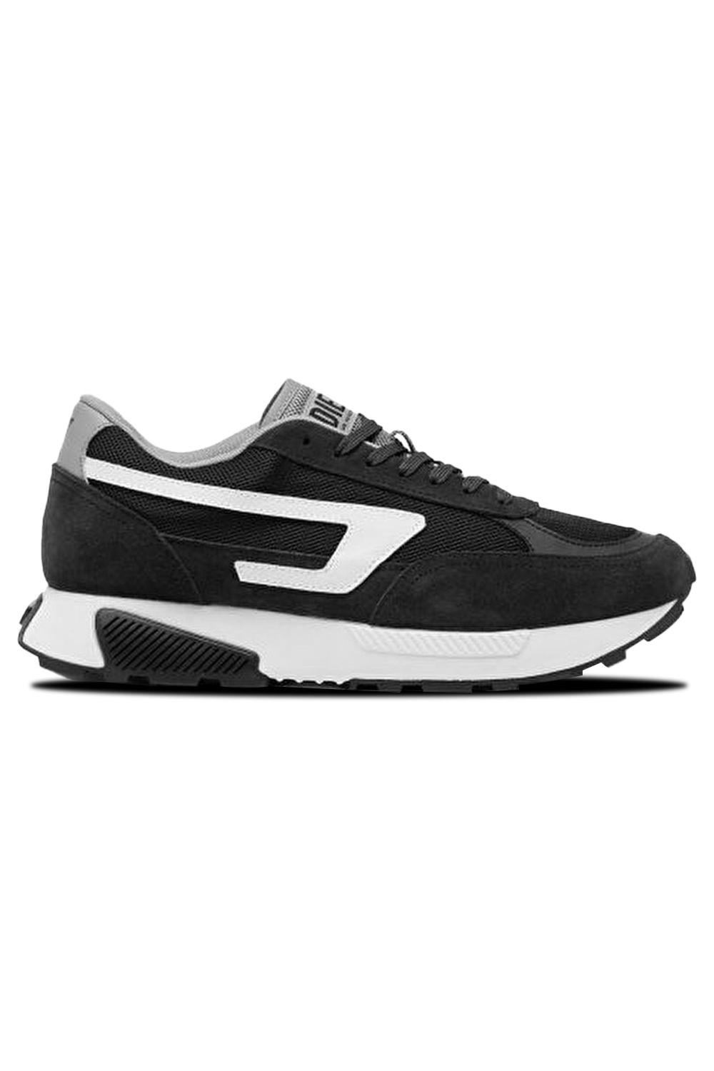 Diesel S-Tyche D Sneaker: Premium Black Lace-Up, Stylish Comfort for Men