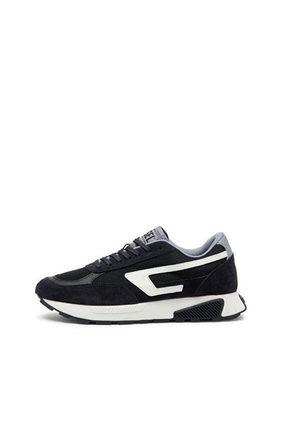 Diesel S-Tyche D Sneaker: Black Lace-Up Comfort & Style for Winter