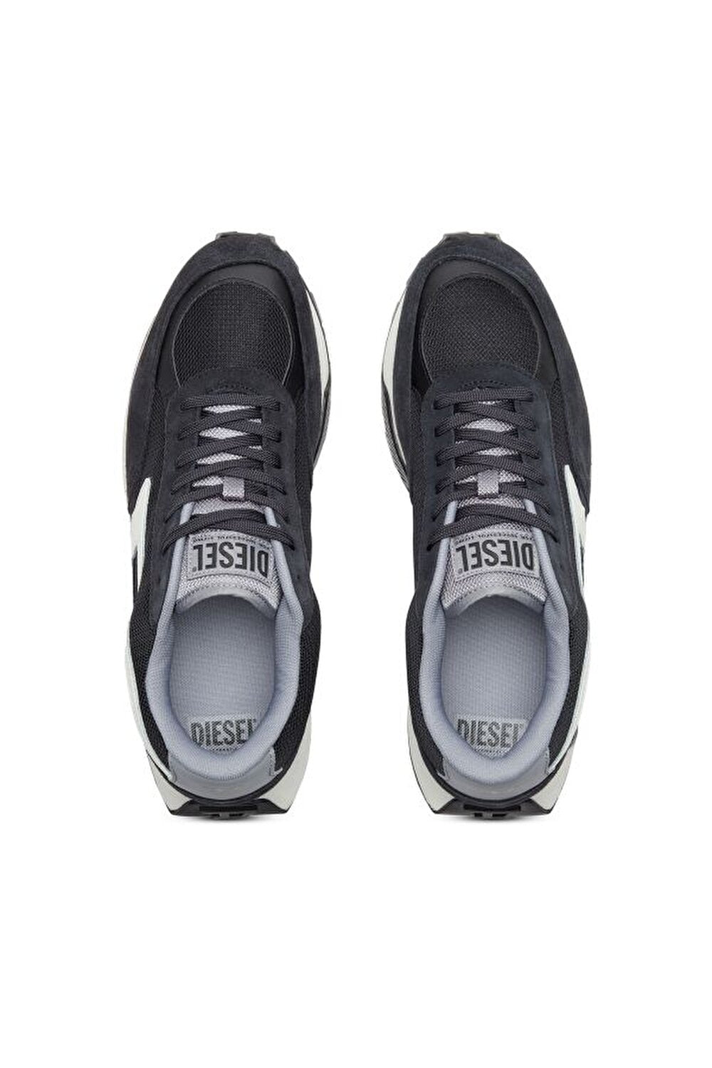 Diesel S-Tyche D Sneaker: Black Lace-Up Comfort & Style for Winter