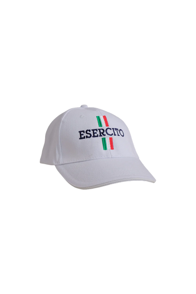 Esercito Tricolore Cap: Stylish Italian Cotton Hat with Adjustable Closure