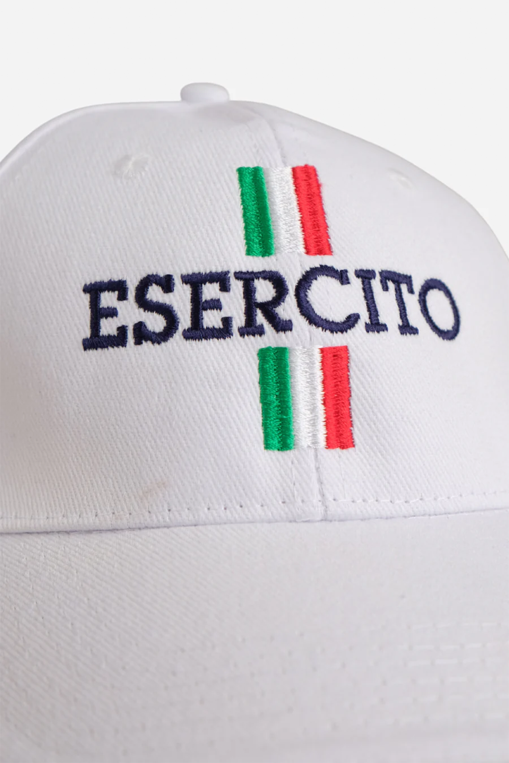 Esercito Tricolore Cap: Stylish Italian Cotton Hat with Adjustable Closure
