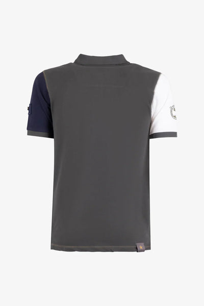 Esercito Nauos Golfer: Tailored Fit Cotton Jersey Polo with Military Patches