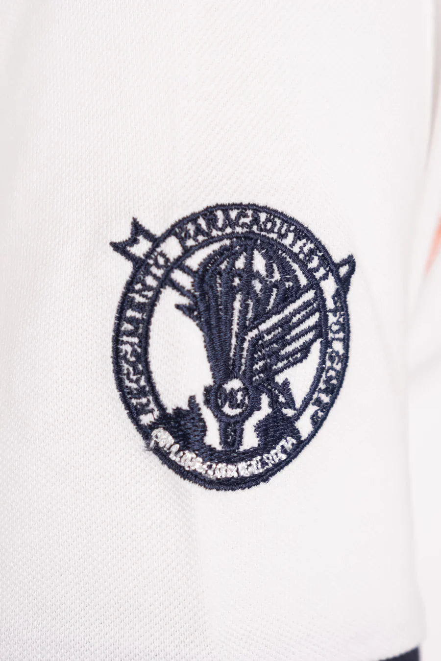 Esercito Nauos Cotton Jersey Polo Shirt with Paracadutisti Folgore Details