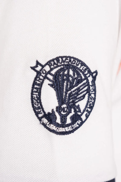 Esercito Nauos Cotton Jersey Polo Shirt with Paracadutisti Folgore Details