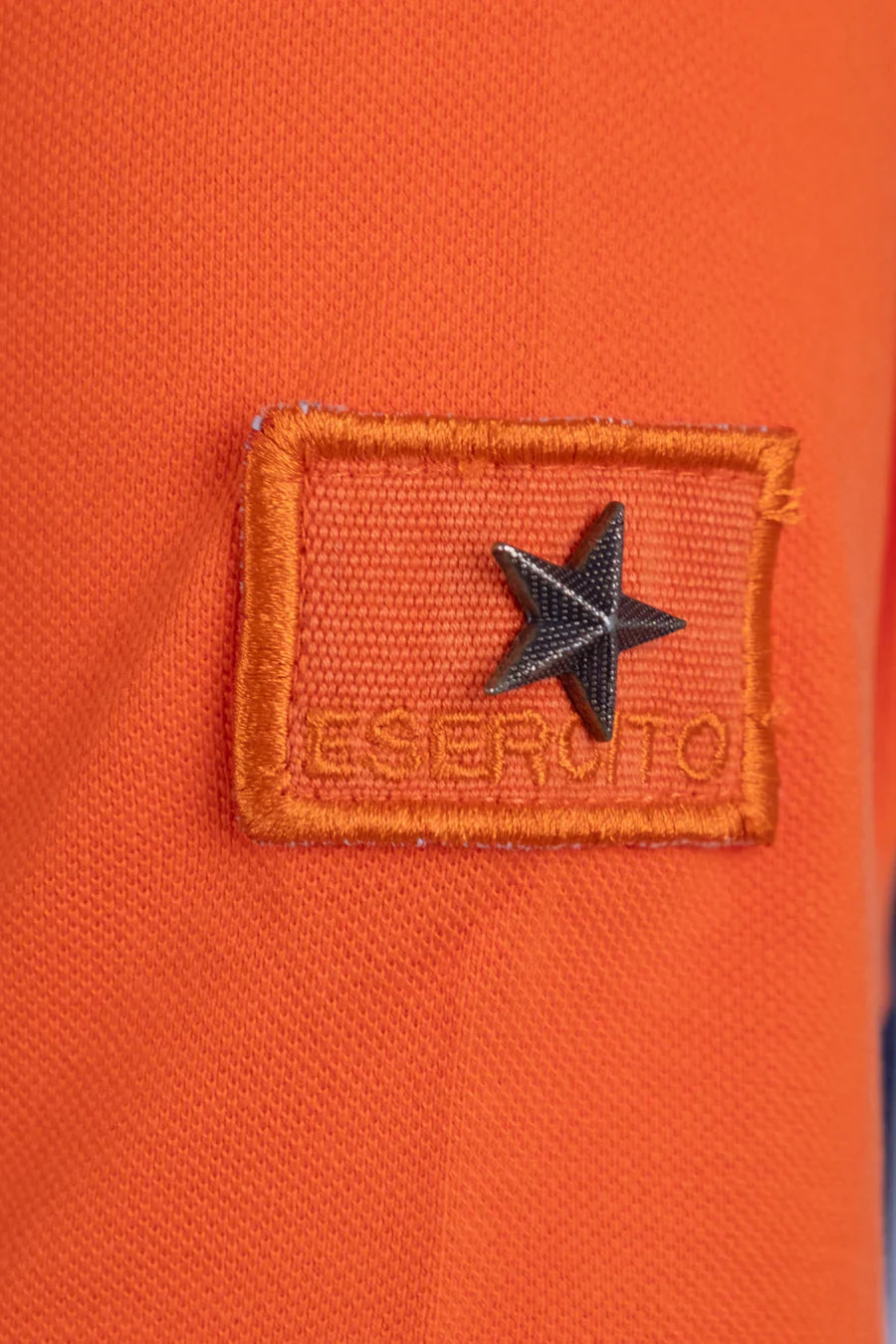 Esercito Nauos Cotton Jersey Polo Shirt with Paracadutisti Folgore Details
