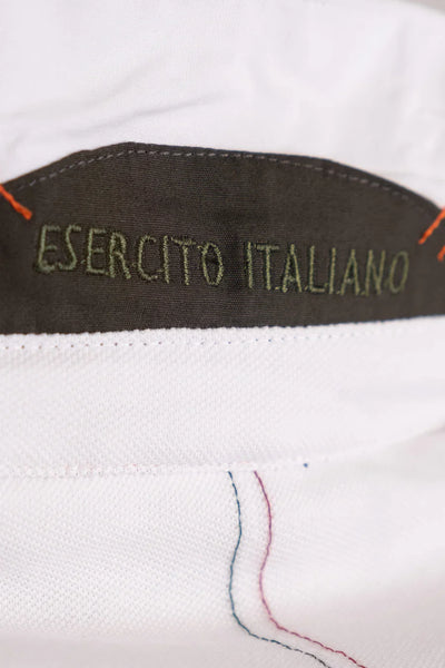 Esercito Marvis Piqué Polo Shirt: Classic Style, Ultimate Comfort, Aviation Patches