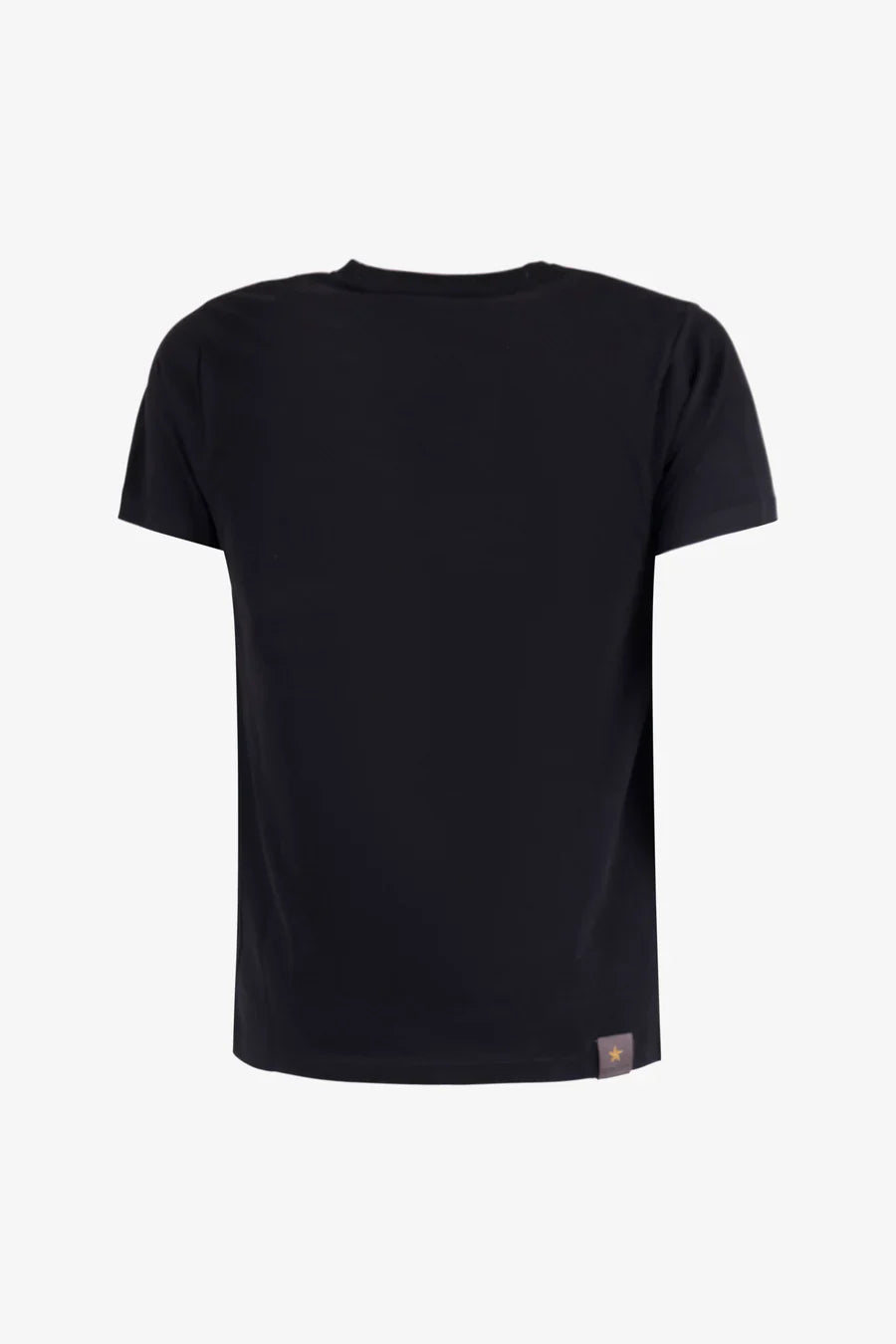 Esercito Iraos S4F623 Black T-Shirt with Embroidered Detail