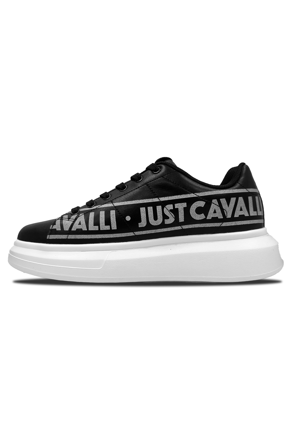 Just Cavalli Fondo Ursa Black Sneaker: Ultimate Style & Comfort Footwear