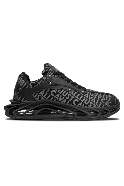 Just Cavalli Fondo Leto Black Sneaker: Iconic Style, Comfort, and Durability