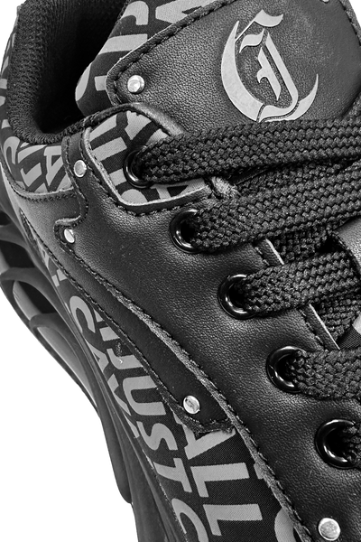 Just Cavalli Fondo Leto Black Sneaker: Iconic Style, Comfort, and Durability
