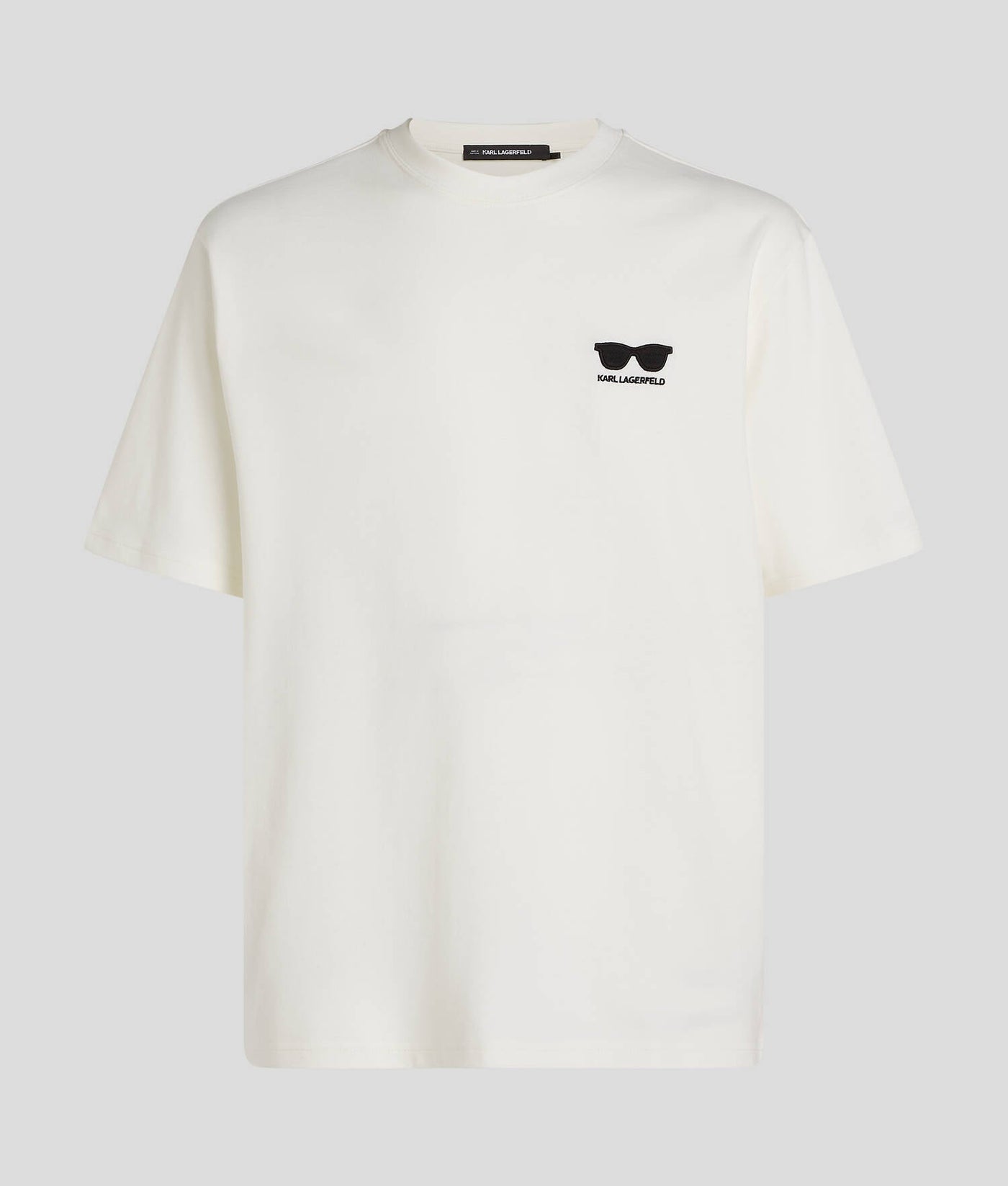 Karl Lagerfeld Organic Cotton Sunglasses T-Shirt - Iconic Style, Relaxed Fit