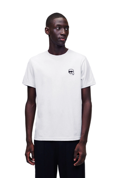 Karl Lagerfeld Ikonik 2.0 Mini Patch T-Shirt: Modern Style, Organic Cotton