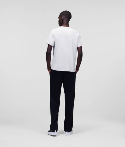 Karl Lagerfeld Ikonik 2.0 Mini Patch T-Shirt: Modern Style, Organic Cotton