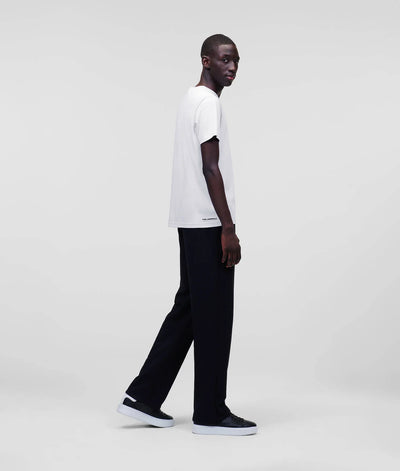 Karl Lagerfeld Ikonik 2.0 Mini Patch T-Shirt: Modern Style, Organic Cotton
