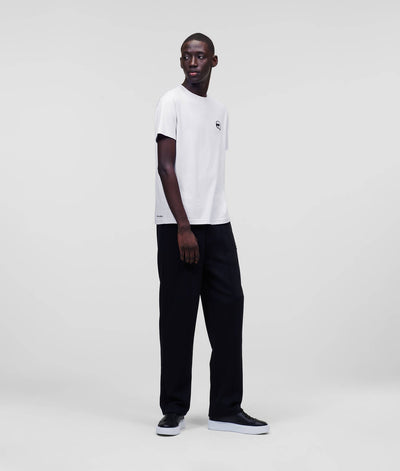 Karl Lagerfeld Ikonik 2.0 Mini Patch T-Shirt: Modern Style, Organic Cotton