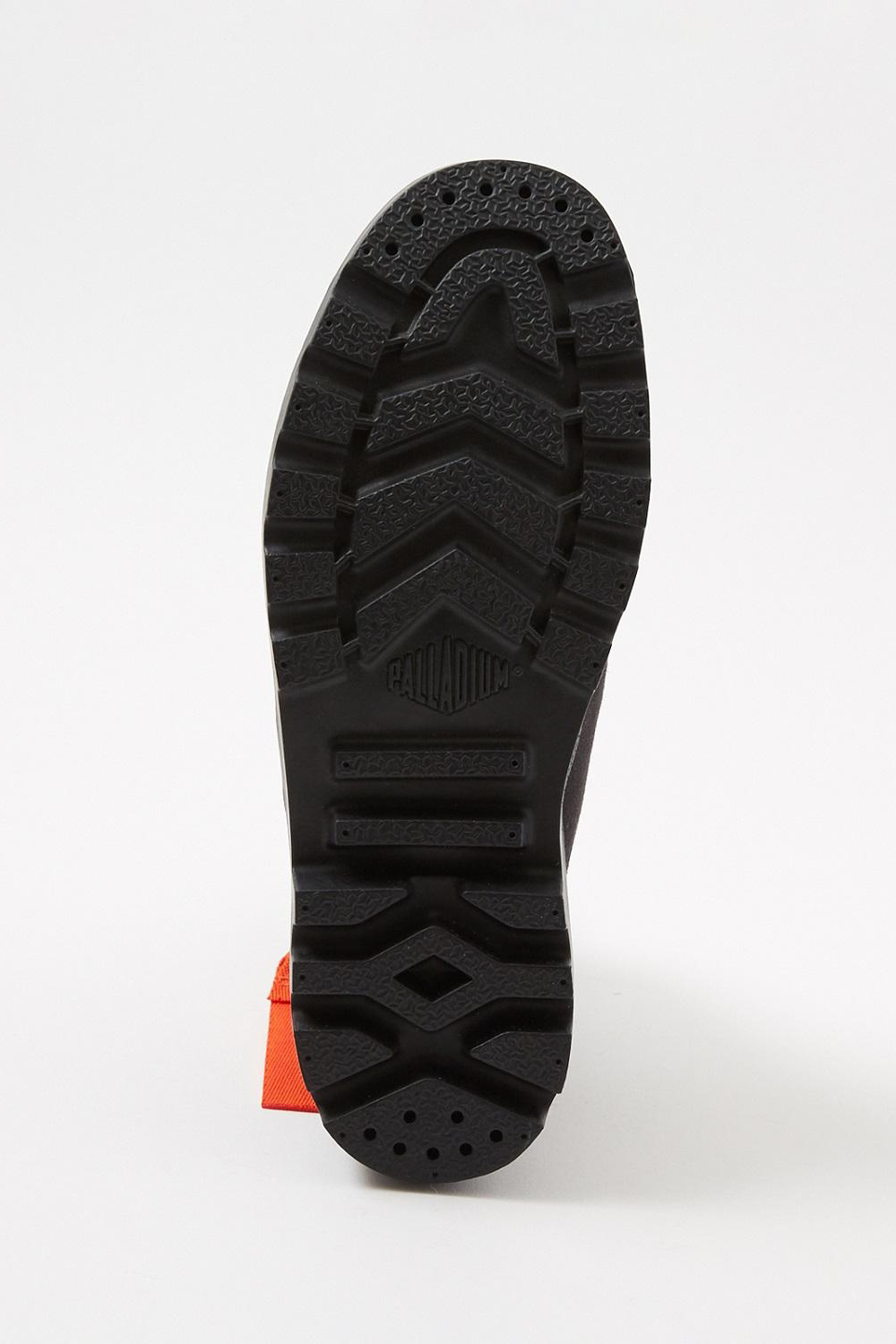Palladium Pampa Hi Outzip Overlab Boot: Bold Black Canvas, Durable Rubber Sole