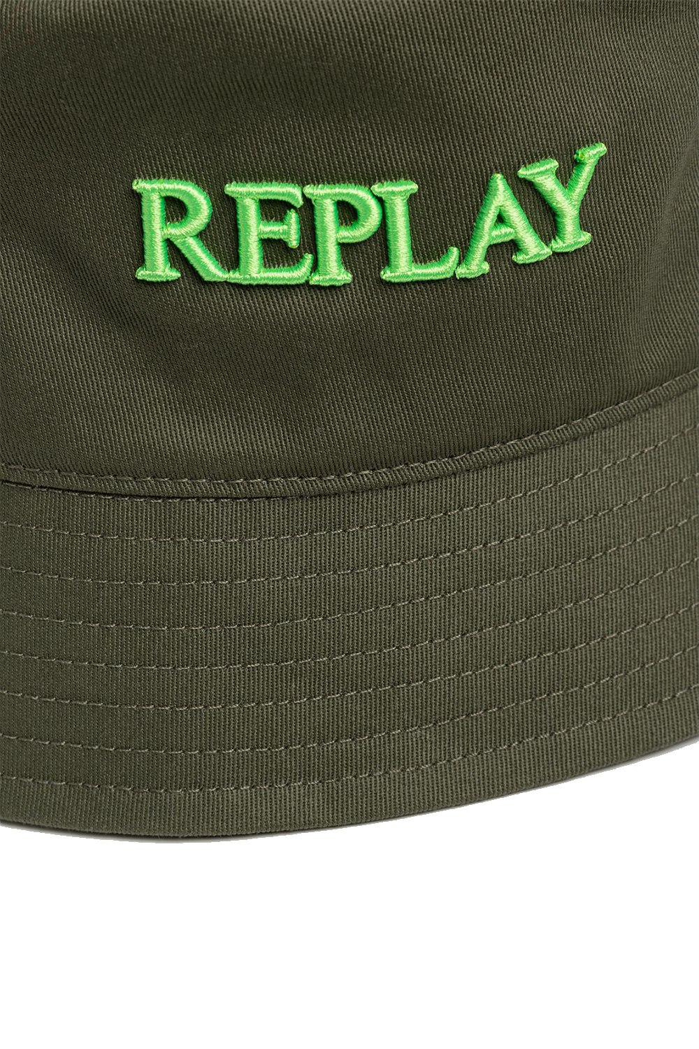 Replay Olive Bucket Hat: Stylish, Sporty, Embroidered Logo, Ultimate Summer Headwear