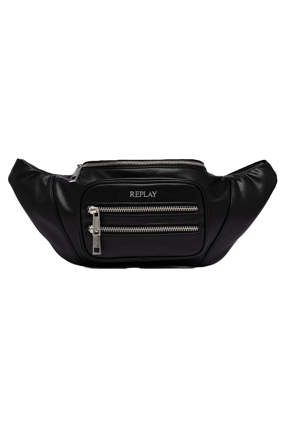 Replay Black Versatile Shoulder Waist Sling Bag with Adjustable Strap