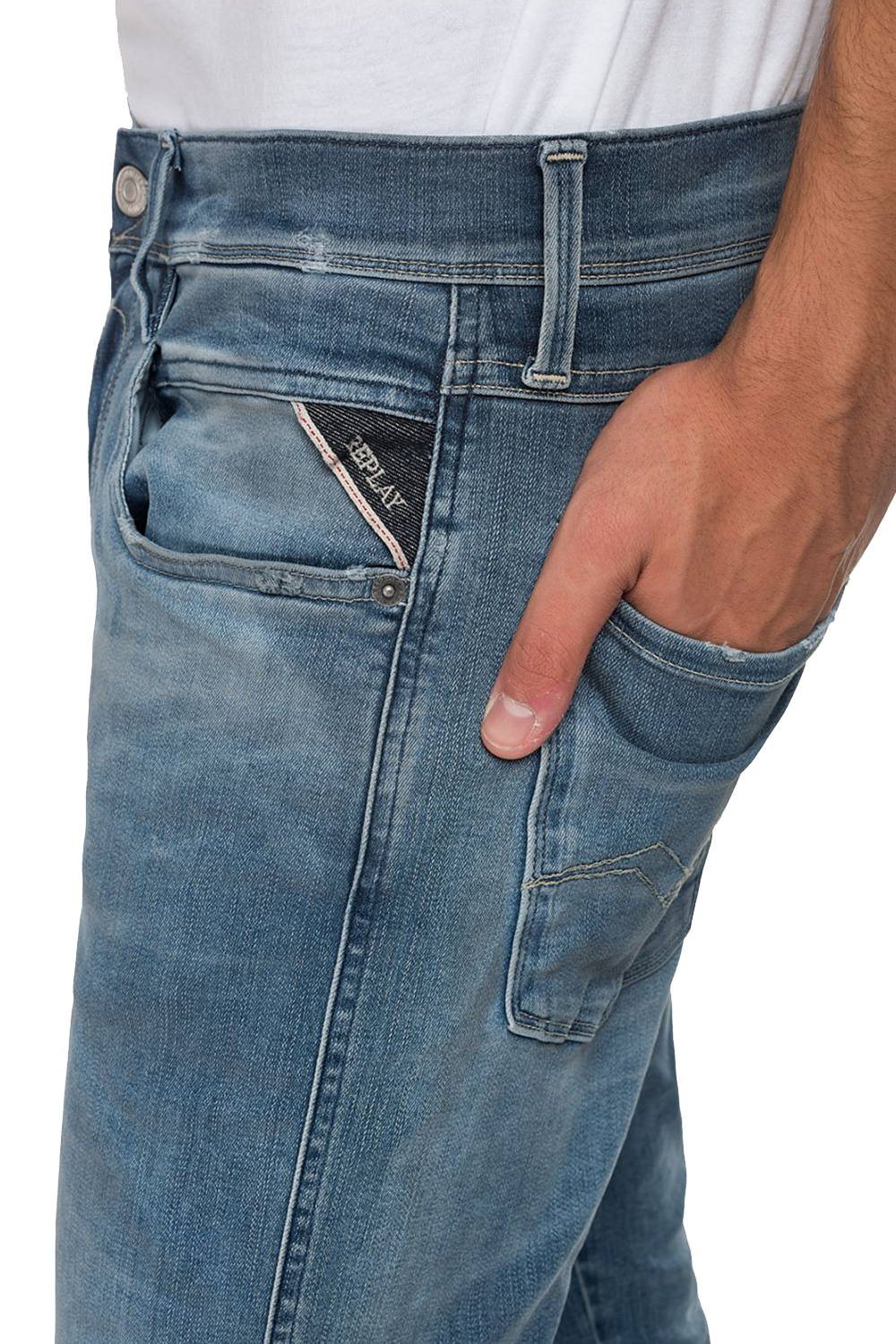 Replay Anbass Hyperflex Bio Blue Jeans: Ultimate Comfort, Style, and Stretch
