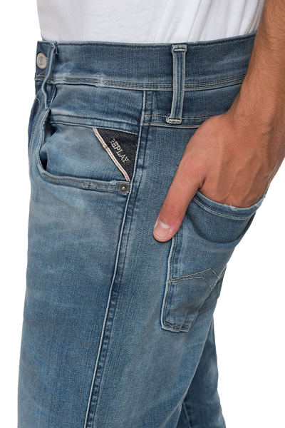 Replay Anbass Hyperflex Bio Blue Jeans: Ultimate Comfort, Style, and Stretch
