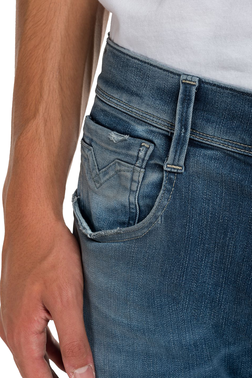 Replay Anbass Hyperflex Bio Blue Jeans: Ultimate Comfort, Style, and Stretch