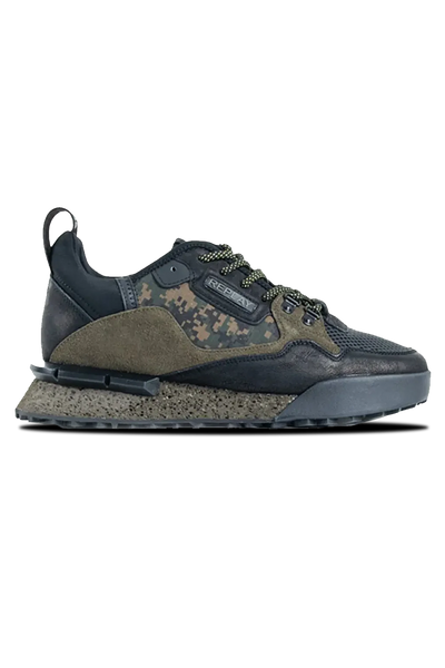 Replay Field Speed Camo Black Military Green Men's Winter Tactical Sneakers