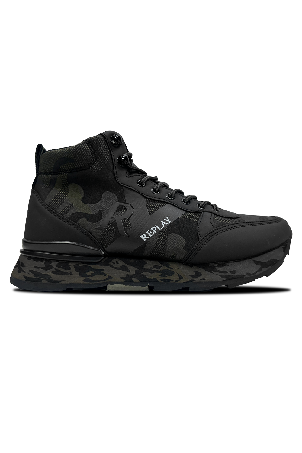 Replay Arthur Mid Camo Green Sneaker: Stylish, Durable, and Comfortable Urban Footwear
