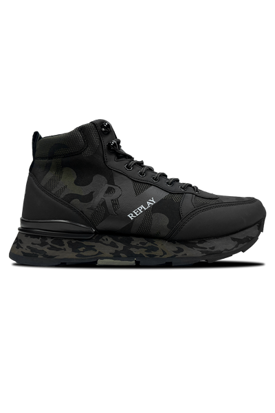 Replay Arthur Mid Camo Green Sneaker: Stylish, Durable, and Comfortable Urban Footwear