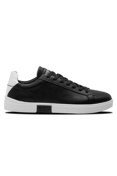 Replay Polys Studio Black and White Low-Cut Lace-Up Breathable Winter Sneakers