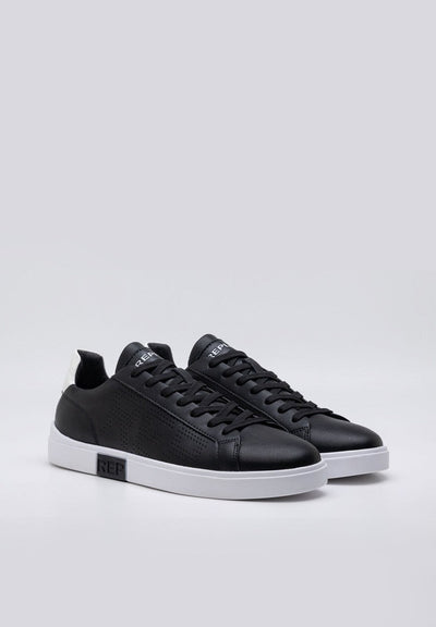 Replay Polys Studio Black and White Low-Cut Lace-Up Breathable Winter Sneakers