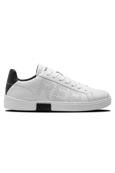 Replay Polys Studio White Low-Cut Perforated Lace-Up Performance Lifestyle Sneakers
