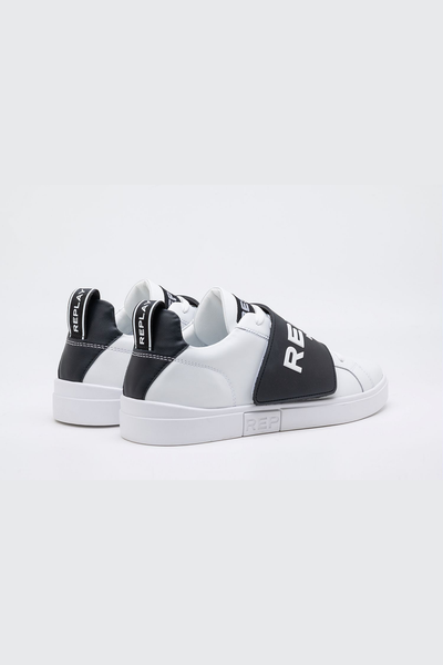 Replay Polys Strap Sneaker: White, Stylish, Comfortable, Everyday Footwear