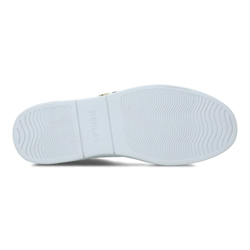 Replay Polys Women's RY Sneaker: Stylish White Low-Cut Lace-Up Comfort Shoes
