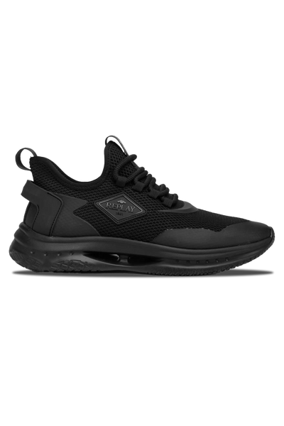 Replay Milefor Base Sneaker: Stylish Black Low-Top for Everyday Comfort